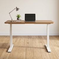 Bureau assis-debout ergonomique moderne de luxe à double moteur, réglable en 3 positions, en acier durable, pour bureau et immeuble de bureaux