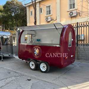 รถพ่วงขนาดเล็กแบบพกพา | โลโก้ที่กำหนดเองเหมาะสำหรับกาแฟขนมหวานและขนมทุกประเภท - Product Image 2