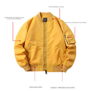 Custom Logo Heren Bomber Jacke Lente Herfst Klassieke Heren Vlucht Bomberjack Winddicht Winter Waterdicht Geïsoleerd Tactisch - Product Image 3