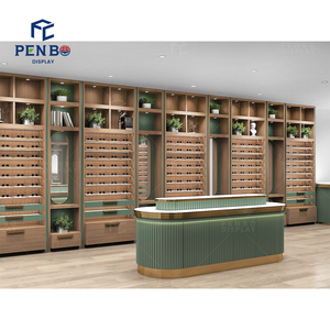 Perakende gözlük mağaza 3D render optik mağaza kavramı ısmarlama gözlük mağaza düzeni ve iç tasarım - Product Image 3