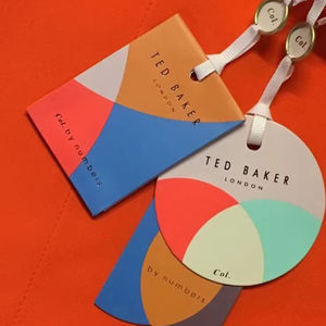 ป้ายราคาป้ายเสื้อผ้าติดโลโก้แบรนด์ที่ปรับแต่งได้ - Product Image 3