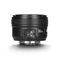 Objectif standard à grande ouverture YONGNUO YN50mm F1.8N, mise au point automatique/manuelle AF/MF, 7 lamelles, plein format, noir, pour appareils photo reflex numériques