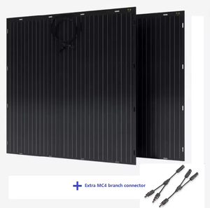 Paneles Solares Fotovoltaicos Sunfield Totalmente Negros de 190W/200W/600W/800W 18V Monocristalinos 12V para Balcón, Semi Flexibles, con 20.2% de Eficiencia - Product Image 1