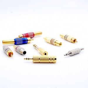 Adattatore Audio Placcato Oro da 6,35mm (<span class=keywords><strong>1</strong></span>/<span class=keywords><strong>4</strong></span> di pollice) Maschio a 3,5mm Femmina con Pin 1P, da 6,35mm a 3,5mm - Product Image 4