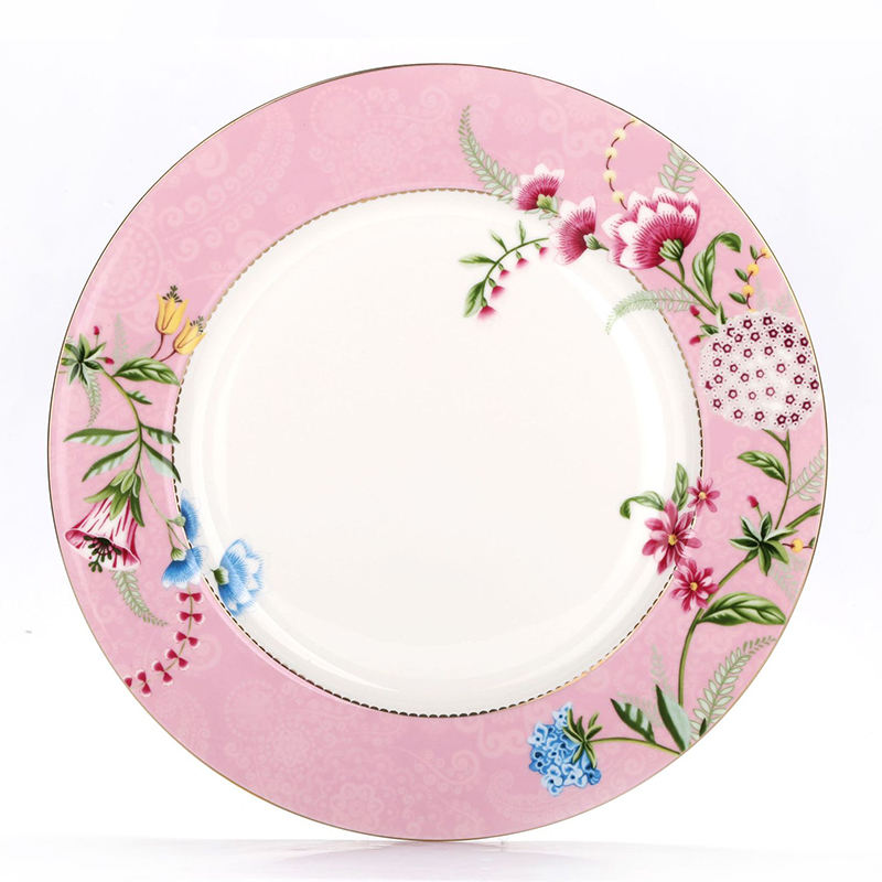 Pink 8" plate