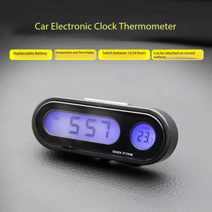 Horloge électronique de <span class=keywords><strong>voiture</strong></span> avec <span class=keywords><strong>thermomètre</strong></span> - Product Image 1