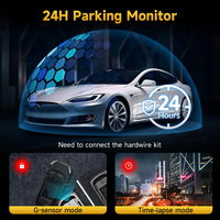 Mini Dashcam cachée Dash Cam avec enregistrement avant et arrière 4k/1080p Uhd 2160p petit Dvr de voiture Wifi 1.47 "pour véhicules