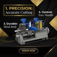 Machine à découper les clés manuelle compacte CGDI W1, outil de serrurier automobile haute précision pour clés de voiture