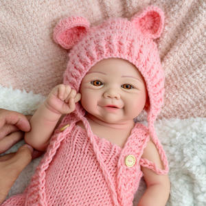 OEM 17-Zoll Floppy Vollsilikon-Babypuppe Vivienne mit Offenem Mund für Mädchen Emotionale Therapie Geschenk Markt - Product Image 5