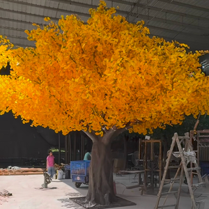 Искусственное дерево гинкго/каучуковое дерево большого размера для декора сада и ресторанов, на заказ - Product Image 2