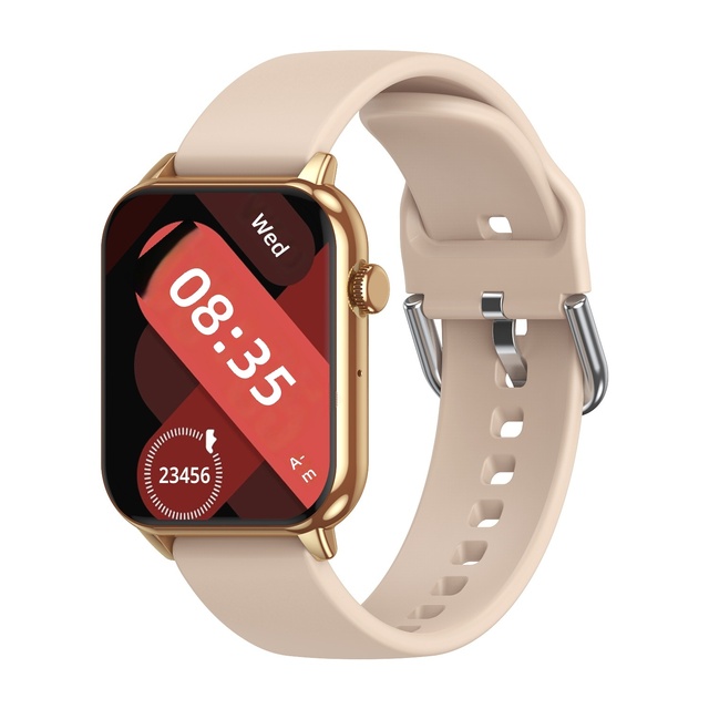 CY23 Ultra Square Smartwatch Calling Heart Rate Monitoring Alipay Payments Sleep Tracking TFT Screen Silicone Band Magnetic