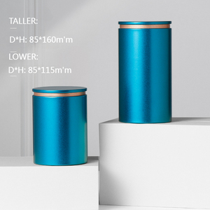 RTS 85 mm Diameter Wholesale Empty Round Metal Tea Tin Can Packaging Box - Product Image 3