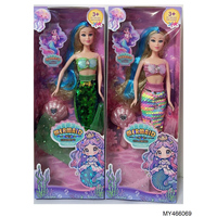 Jouets pour enfants en gros, poupée sirène pour filles de 11,5 pouces, corps solide, poupée de mode sirène princesse pour enfant, cadeau pour bébé