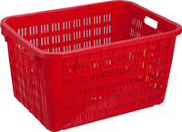 Caisse de transport en plastique PP 2026 empilable pour fruits, légumes et fruits de mer avec poignées – Conteneurs de transport pour hôtels