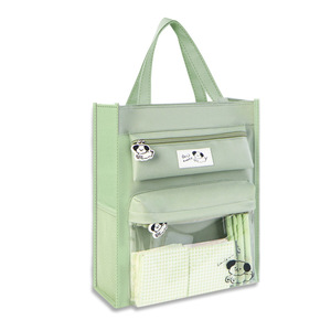 Sac fourre-tout Oxford grande capacité, sac d'école, sac d'art, pochette de tutorat pour étudiants avec poignée, impression de logo personnalisée - Product Image 5