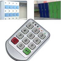 Cerradura de casillero digital duradera con teclado de código de número electrónico inteligente de una sola vez para uso en Spa, gimnasio y hotel