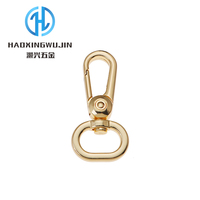Fournitures de quincaillerie en gros : Mousqueton pivotant en alliage de zinc, boucle personnalisée pour laisse de chien, accessoire de quincaillerie pour sangle de sac