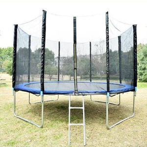 Trampolín Infantil <span class=keywords><strong>de</strong></span> Interior, Combinado, <span class=keywords><strong>de</strong></span> PVC, Trampolín Redondo con Red <span class=keywords><strong>de</strong></span> Protección - Product Image 1