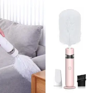 Home ceiling fan car 360 rotating electric dust cleaner extendable static feather duster