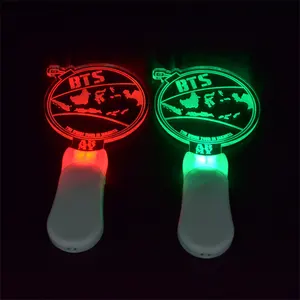 New Arrival 2023 Hot Sale Concert Led Light Stick Battery Replaceable Custom Shape Colorful Star Light Stick