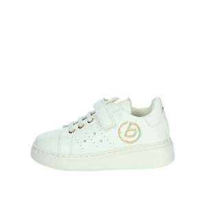 Balducci Sport Sneakers pour filles Blanc Or BS563D Chaussures tendance en toile - Product Image 1