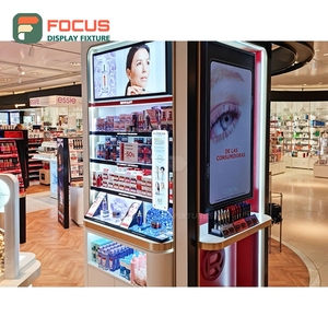 Commercial Boutique Store Powder Coated Metal Retail Shelving Store Solution Cosmetic Shop Design - Product Image 2