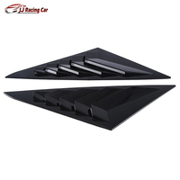 2 pièces accessoires de voiture accessoires de couverture de pelle accessoires de fenêtre latérale arrière persiennes couverture d'aération pour Hyundai Sonata 2011-2014