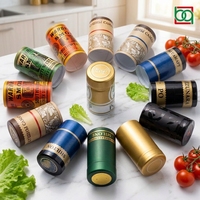 Capsules thermorétractables en PVC personnalisées (couleur et taille) pour bouteilles de vin et emballages d'assaisonnements – Vente en gros