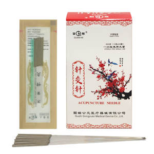 Aghi per agopuntura con manico in acciaio inossidabile, aghi per agopuntura sterilizzati, 500 pezzi - Product Image 4