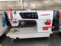 Machine à coudre industrielle JUKKY 9806 à entraînement direct, haute vitesse, à alimentation par tirette, informatisée, point noué, pour usine de confection