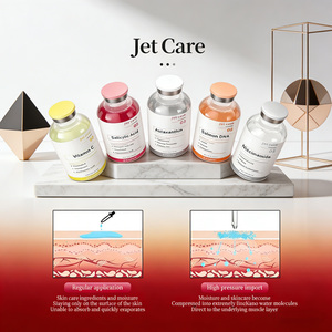 Sérum OEM Jet Peel à l'acide hyaluronique, peptides de cuivre et collagène pour une réparation profonde, raffermissement de la peau, anti-âge, éclat et hydratation - Product Image 2