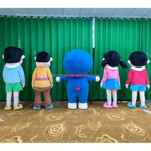 Efun MOQ ชุดมาสคอตโดราเอมอนตลกกำหนดเองได้1ชิ้นเครื่องแต่งกายคอสเพลย์ตัวการ์ตูนอะนิเมะ - Product Image 3