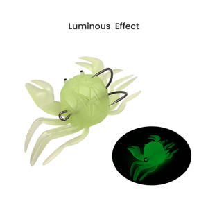 Esca <span class=keywords><strong>Artificiale</strong></span> 3D per <span class=keywords><strong>Pesca</strong></span> <span class=keywords><strong>in</strong></span> <span class=keywords><strong>Mare</strong></span>, 16.5g, Esca Morbida Bionica a Forma di Granchio <span class=keywords><strong>con</strong></span> Amo - Product Image 5