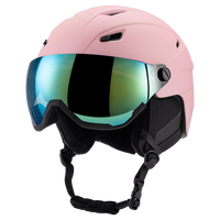 Certifié CE EN1077 Nouveau design Protection des sports de ski Casque de ski de neige avec lunettes