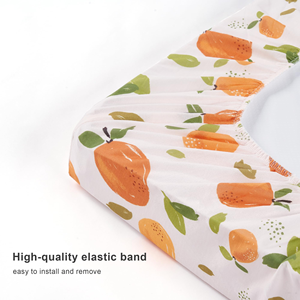 Sábanas Transpirables y Cómodas para Cuna de Bebé Recién Nacido, Ropa de Cama para Guardería, 32 x 16 x 4 Pulgadas, Cubierta para Cambiador de Pañales - Product Image 4