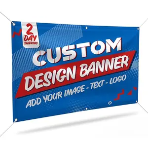 2023 Custom outdoor advertising mesh fabric pvc vinyl print banner printing for promotion panaflex rolls pvc flex banner