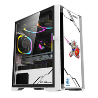 2023 NEW Design Factory Gaming PC Case ATX PC Case HD USB3.0 Tempered Glass Computer case & Towers Server Computer Chassis