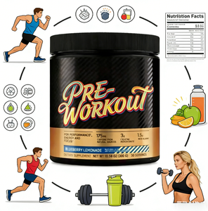 Premium Creatine Pre-Workout Powder Natural Formula for Men Women, Gym Sports Fitness Strength Energy Support - Product Image 3