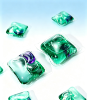 Capsules de lessive écologiques en gros, assortiment 3-en-1 et 4-en-1, multi-parfums, billes de lavage concentrées en gel