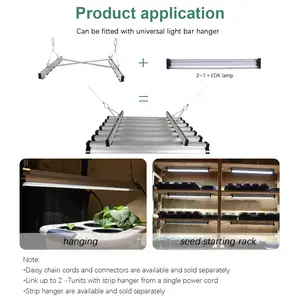 Lampe horticole de croissance LED Cob, 1000 w, panneau solaire, éclairage hydroponique pour serre/chambre de culture intérieure, barre lumineuse à spectre complet