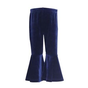<span class=keywords><strong>Pantaloni</strong></span> a campana per bambini a vita alta svasati in <span class=keywords><strong>velluto</strong></span> con volant per <span class=keywords><strong>bambina</strong></span> - Product Image 2