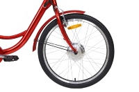 Tricycle électrique mini 24 pouces avec panier, cadre en aluminium, moteur brushless 36V 250W, batterie au lithium, pneus larges pliables, 7 vitesses, pour seniors