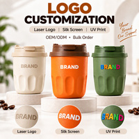 Kingze Özel Logo 310ml Mini Seyahat Kupası Sızdırmaz Paslanmaz Çelik 316 Kahve Bardağı Ev Ofis Kafe İçin