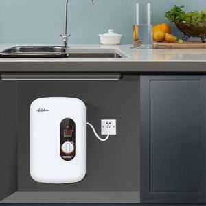 Máquina de agua caliente 304 elemento calefactor de acero inoxidable 6600W/3500W calentador de agua eléctrico instantáneo LED para uso doméstico en hoteles - Product Image 4