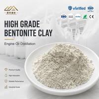 Poudre d'argile bentonite de qualité supérieure, haute pureté, certifiée ISO14001 et ASTM, pour huile d'engrenages industrielle, blanchiment et clarification