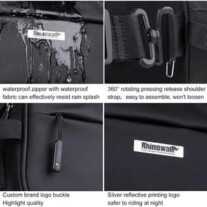 Bolsa de Sillín Impermeable Ligera Unisex de 20L para Bicicleta con Correa de Hombro con Pantalla Táctil, Práctica Bolsa de Mano para Teléfono y Cámara - Product Image 3