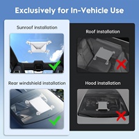Support de fixation pour Starlink Mini Dish avec ventouse adhésive pour voiture, fixation robuste pour toit ouvrant/fenêtre/camping-car/bateau/voyages en voiture