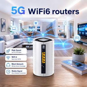 <span class=keywords><strong>Router</strong></span> Domestico 5G ODM/OEM con Slot SIM AX3000 Gigabit Dual Band OpenWrt <span class=keywords><strong>4G</strong></span> 5G CPE <span class=keywords><strong>Router</strong></span> Aziendale 5G con Slot SIM - Product Image 1