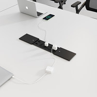 Table de conférence et de formation pliable et extensible en bambou HYZ-255X avec roulettes, bureau multifonctionnel