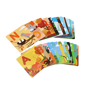 Tarjetas cognitivas de impresión personalizada, tarjetas Flash educativas para niños, con impresión personalizada, bilingüe, inglés, <span class=keywords><strong>español</strong></span>, francés - Product Image 1